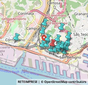 Mappa Via Carlo Rolando, 16151 Genova GE, Italia (0.72)