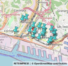 Mappa Via Carlo Rolando, 16151 Genova GE, Italia (0.731)