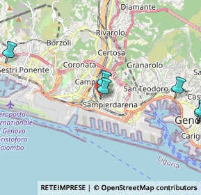 Mappa Via Carlo Rolando, 16151 Genova GE, Italia (3.33818)