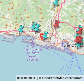 Mappa Via Pionieri e Aviatori d'Italia, 16152 Genova GE, Italia (5.43813)