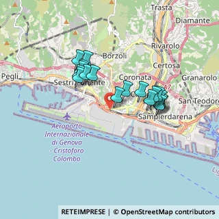 Mappa Via Cornigliano 55 F. Stazione Fs., 16152 Genova GE, Italia (1.52833)