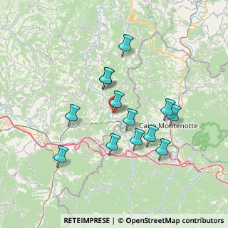 Mappa Via dei Fossi, 12079 Saliceto CN, Italia (6.64154)