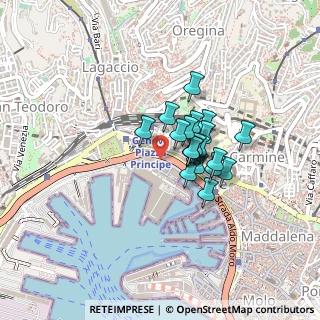 Mappa Via Marino Boccanegra, 16126 Genova GE, Italia (0.2805)