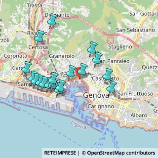 Mappa Via Marino Boccanegra, 16126 Genova GE, Italia (1.88333)