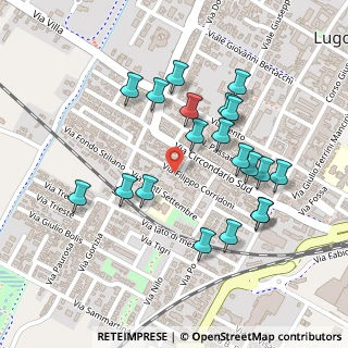 Mappa Via XX Settembre, 48022 Lugo RA, Italia (0.2375)