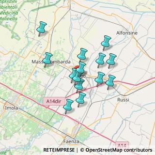 Mappa Via XX Settembre, 48022 Lugo RA, Italia (5.69929)