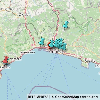 Mappa Via Lodovico Antonio Muratori, 16152 Genova GE, Italia (10.87455)