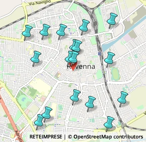 Mappa Piazza Caduti per la Libertà, 48125 Ravenna RA, Italia (1.07588)