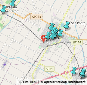 Mappa Via Fondo Stiliano, 48022 Lugo RA, Italia (2.42533)