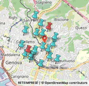 Mappa Passo Spartaco Ferradini, 16137 Genova GE, Italia (0.7875)