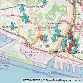 Mappa Via Elsa, 16152 Genova GE, Italia (1.3725)
