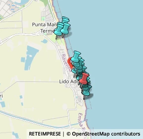 Mappa Viale Vittorio Alfieri, 48122 Lido Adriano RA, Italia (1.176)