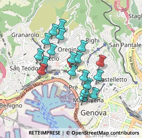 Mappa , 16100 Genova GE, Italia (0.7445)