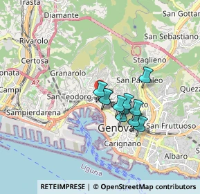 Mappa , 16100 Genova GE, Italia (1.22273)