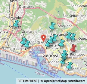 Mappa , 16100 Genova GE, Italia (2.01333)