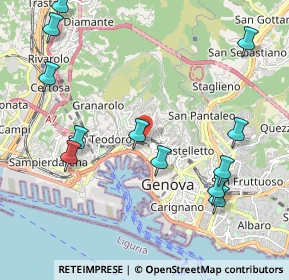 Mappa , 16100 Genova GE, Italia (2.52167)