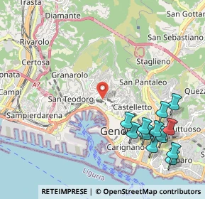 Mappa , 16100 Genova GE, Italia (2.65083)