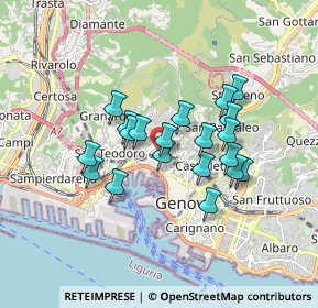 Mappa , 16100 Genova GE, Italia (1.394)