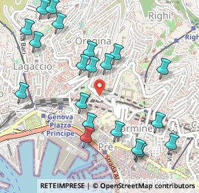 Mappa , 16100 Genova GE, Italia (0.5935)
