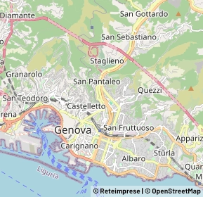 Mappa 16137 Genova GE, Italia (1.597)