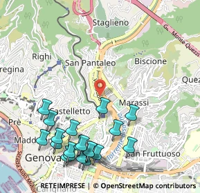 Mappa 16137 Genova GE, Italia (1.293)