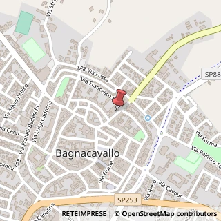 Mappa Via Luigi Carlo Farini, 23, 48012 Bagnacavallo, Ravenna (Emilia Romagna)