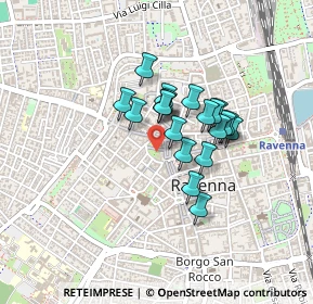 Mappa P.za XX Settembre, 48121 Ravenna RA, Italia (0.305)