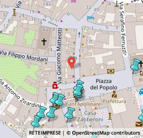Mappa Via IV Novembre, 48122 Ravenna RA, Italia (0.124)