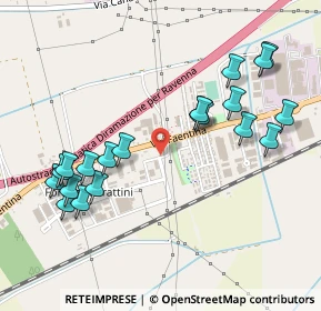 Mappa Via Nicolò Tartaglia, 48124 Ravenna RA, Italia (0.5525)