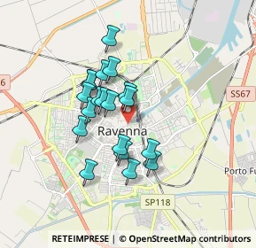 Mappa Piazza Anita Garibaldi, 48121 Ravenna RA, Italia (1.38)