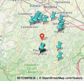 Mappa Via Nuova Estense, 41028 Serramazzoni MO, Italia (13.55444)