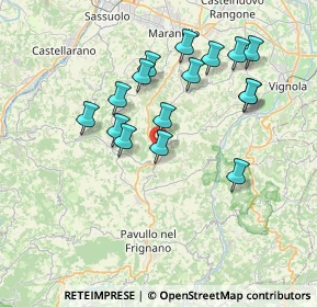 Mappa Via Nuova Estense, 41028 Serramazzoni MO, Italia (7.06188)