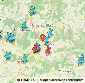 Mappa Via Nuova Estense, 41028 Serramazzoni MO, Italia (2.603)