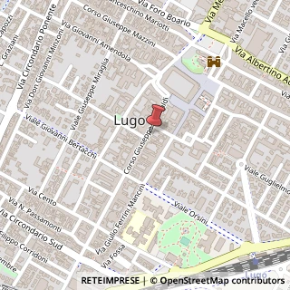 Mappa Corso Giuseppe Garibaldi, 33, 48022 Lugo, Ravenna (Emilia Romagna)