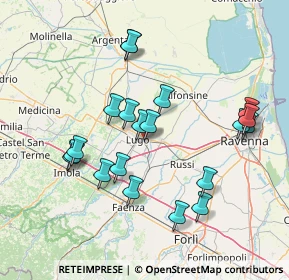 Mappa Via Massimiliano Kolbe, 48022 Lugo RA, Italia (14.845)