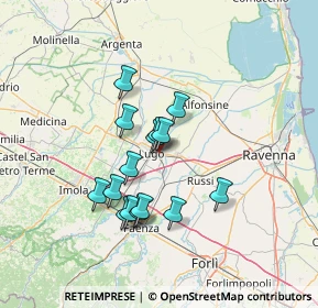 Mappa Via Massimiliano Kolbe, 48022 Lugo RA, Italia (11.23)