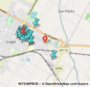 Mappa Via Massimiliano Kolbe, 48022 Lugo RA, Italia (0.984)