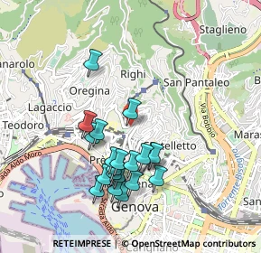 Mappa Via Pertinace, 16125 Genova GE, Italia (0.8795)