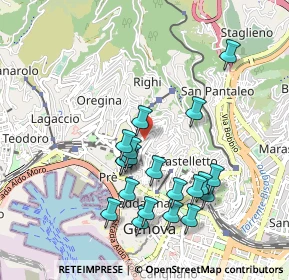 Mappa Via Pertinace, 16125 Genova GE, Italia (0.9325)