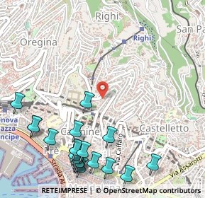 Mappa Via Pertinace, 16125 Genova GE, Italia (0.711)