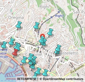 Mappa Via Pertinace, 16125 Genova GE, Italia (0.6105)