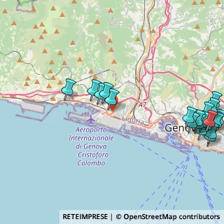 Mappa Via Erzelli, 16152 Genova GE, Italia (5.861)