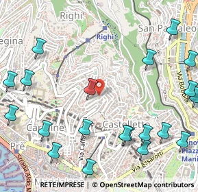 Mappa Via Oberto Cancelliere, 16136 Genova GE, Italia (0.7415)