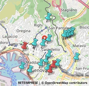 Mappa Via Oberto Cancelliere, 16136 Genova GE, Italia (1.0525)