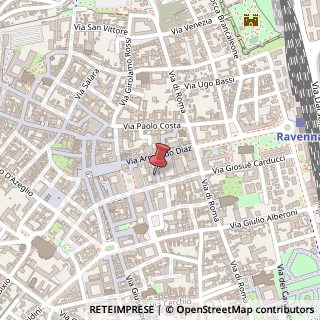 Mappa Via Antica Zecca, 31, 48121 Ravenna, Ravenna (Emilia Romagna)