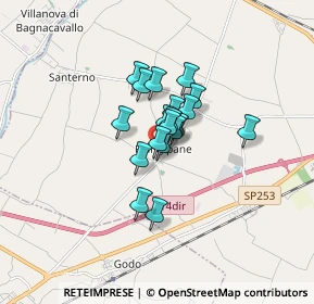 Mappa Viale della Rimembranza, 48124 Piangipane RA, Italia (0.93)