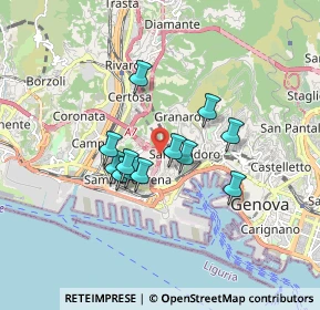 Mappa E25, 16149 Genova GE, Italia (1.28417)