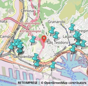 Mappa E25, 16149 Genova GE, Italia (1.205)