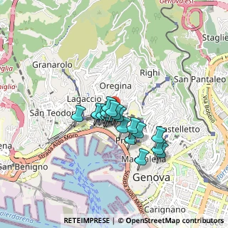 Mappa Via di Montegalletto, 16126 Genova GE, Italia (0.57)