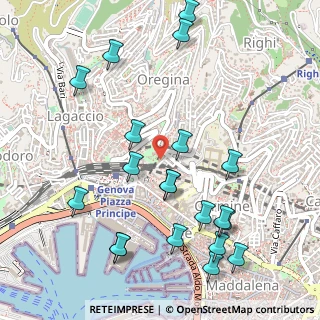 Mappa Via di Montegalletto, 16126 Genova GE, Italia (0.6085)